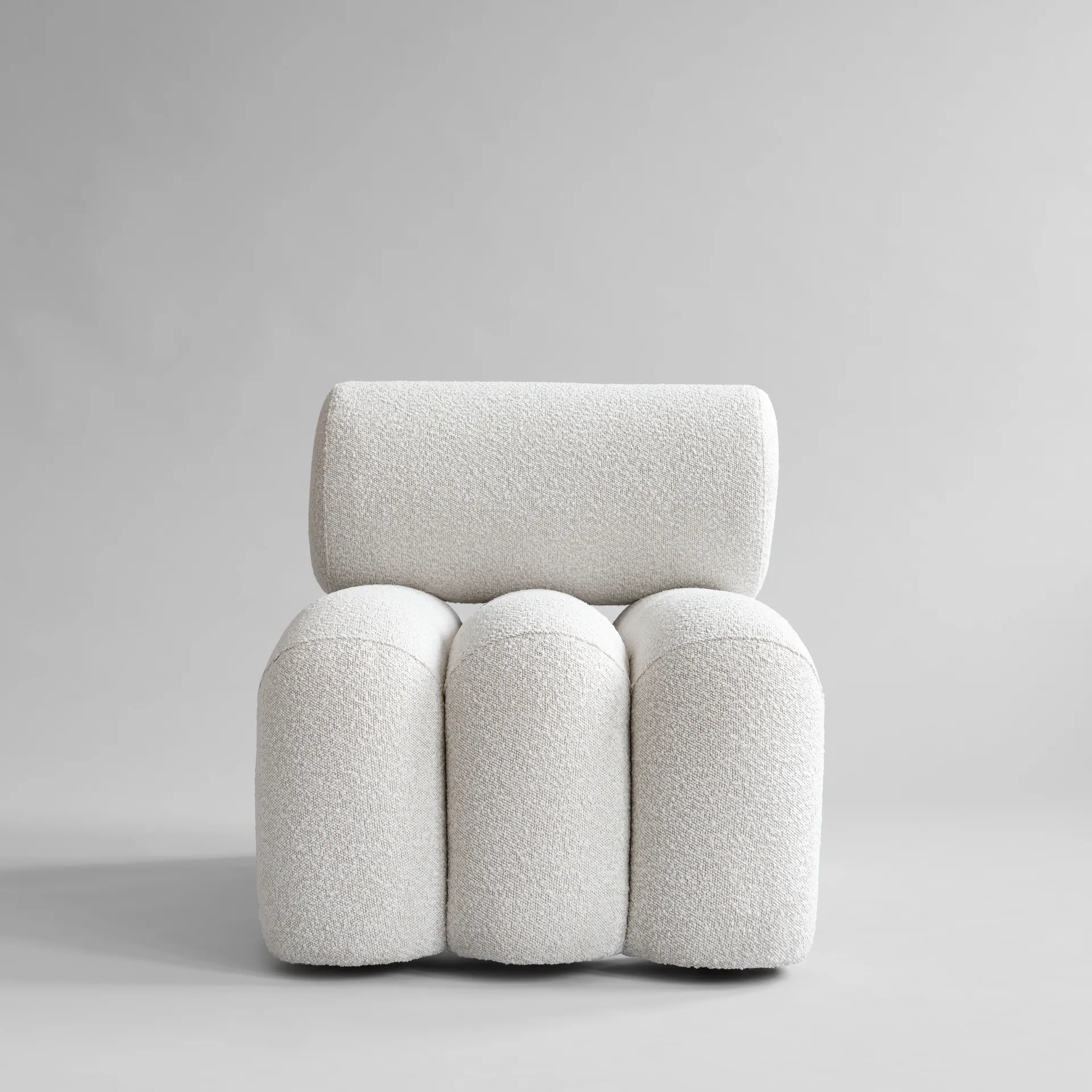 Foku Chair lounge chair, Bouclé 101 Copenhagen