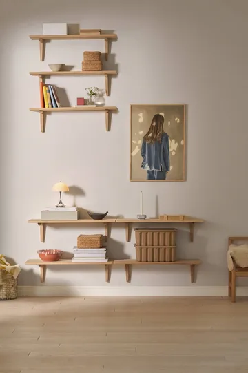 Bäckebo console shelf - Oak, 80x30x30 cm - 1898