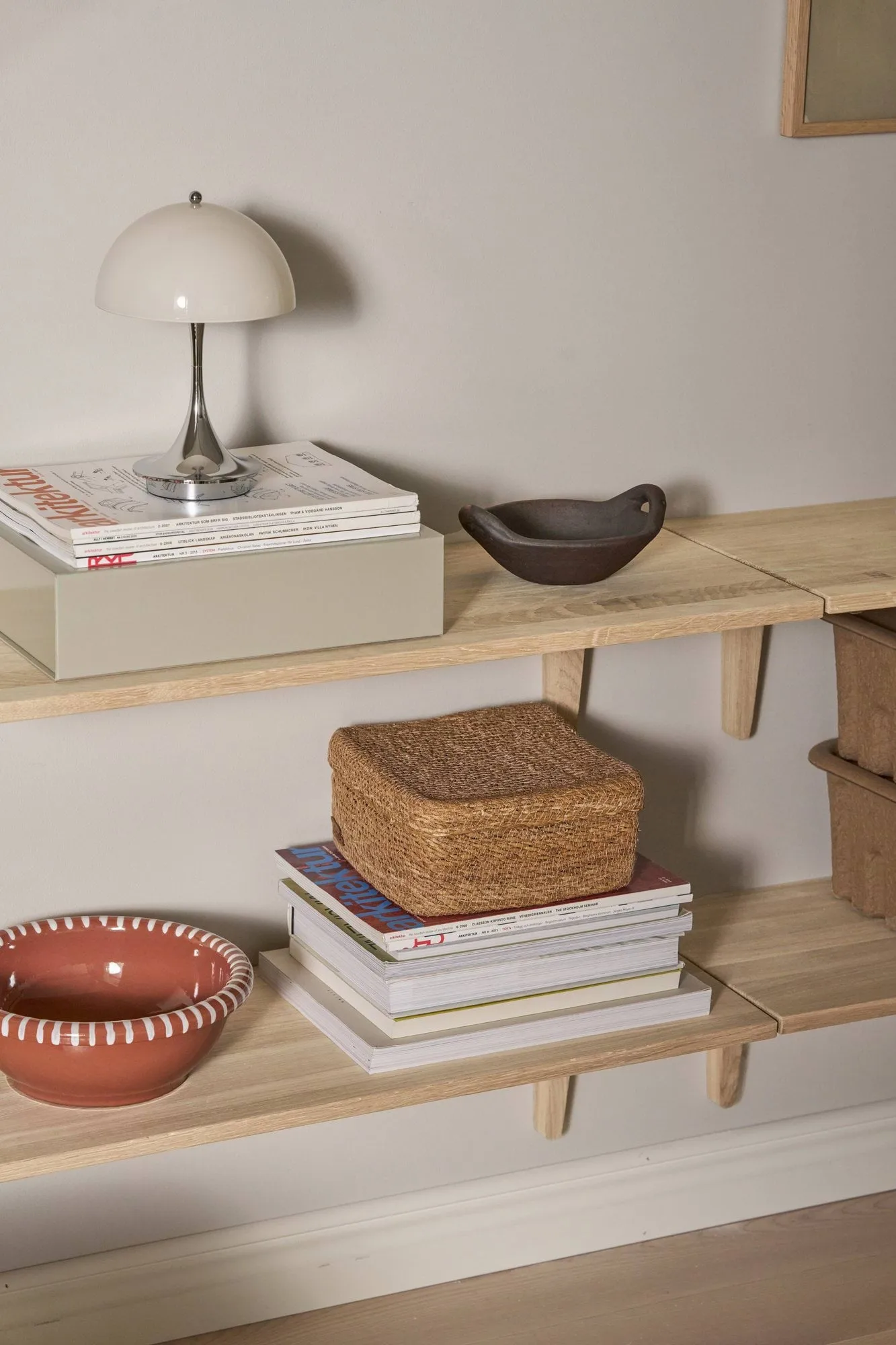 Bäckebo console shelf, Oak, 80x30x30 cm 1898