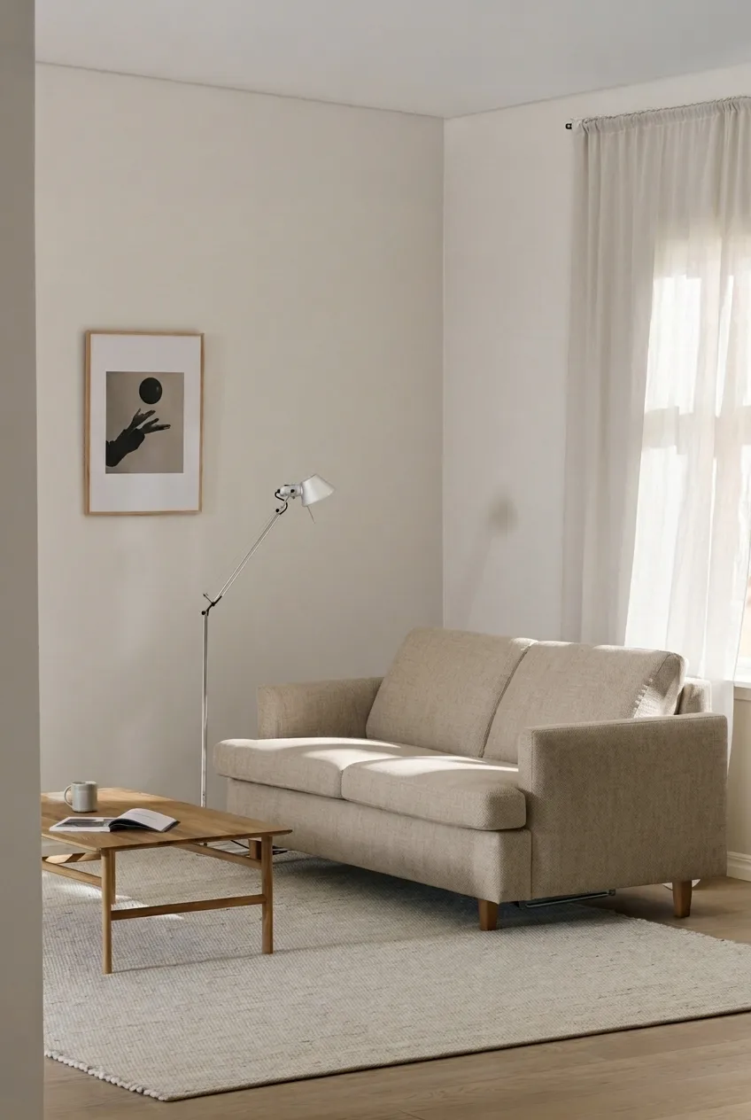 Binga 2,5-seater sofa bed, Bern Beige 0341-oak-stained ash 1898