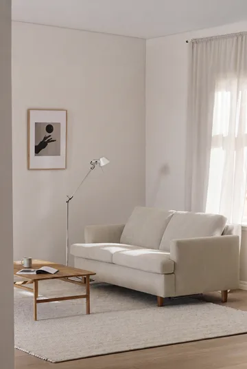 Binga 2,5-seater sofa bed - Jump Beige 1956-oak-stained ash - 1898