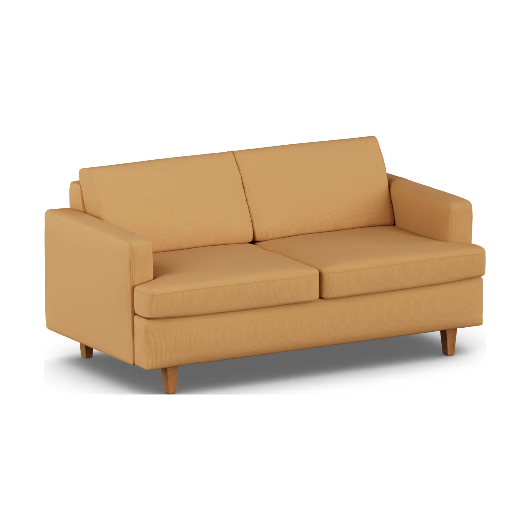 Binga 2,5-seater sofa bed, Jump Honey 1959-oak 1898