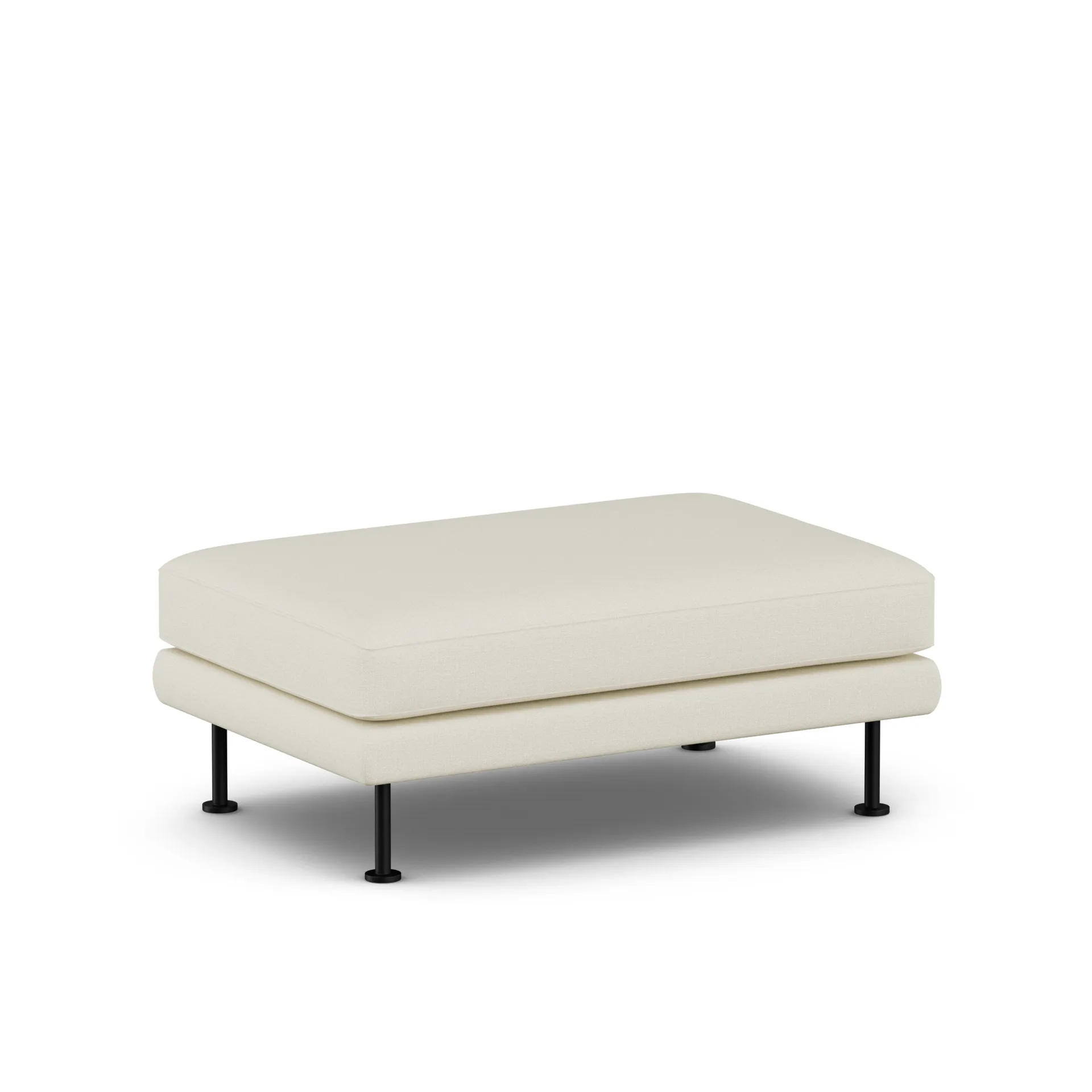 Bredhult footstool, Oslo Nature 1540-black steel 1898