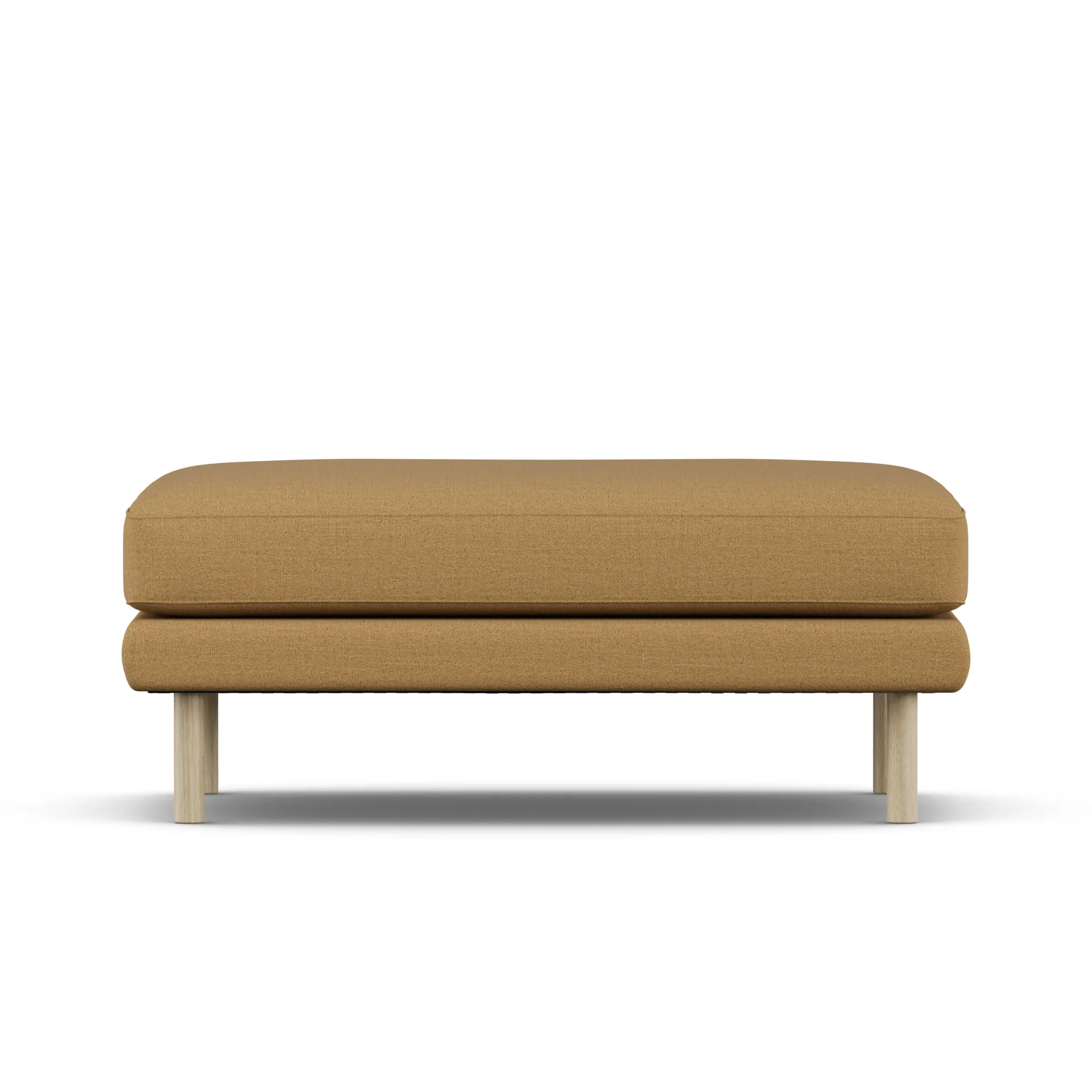 Bredhult footstool, Same Ochre 6676-white-oiled oak 1898