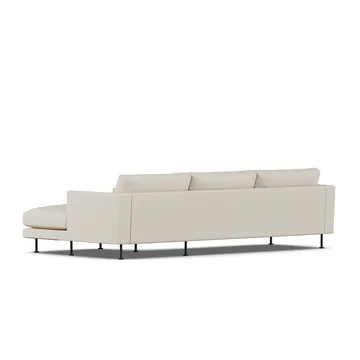 Bredhult sofa - Jump Beige 1956-black steel, 2,5-seater C1 - 1898