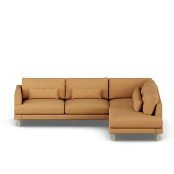 Bredhult sofa - Jump Honey 1959-white-oiled oak, 3-seater A1 - 1898