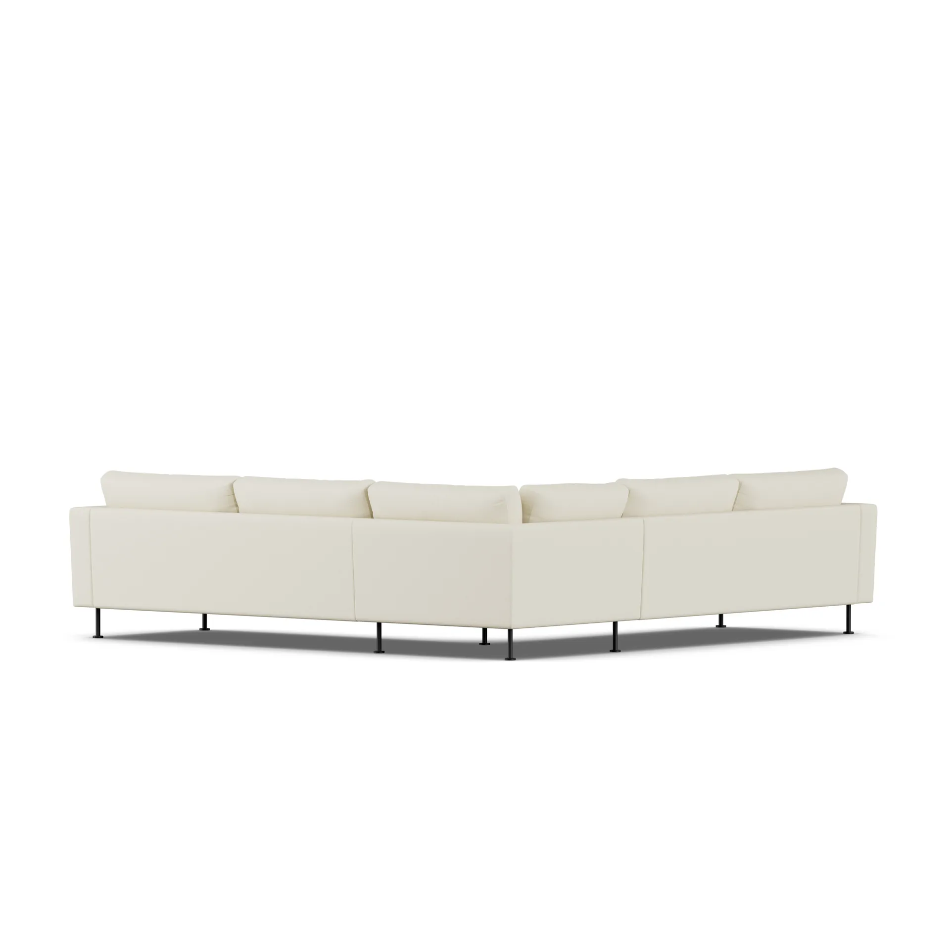 Bredhult sofa, Oslo Nature 1540-black steel, corner sofa F 1898