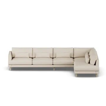 Bredhult sofa - Same Beige 6670-white-oiled oak, 4-seater B1 - 1898