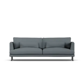 Bredhult sofa - Same Blue 6678-black steel, 3-seater - 1898