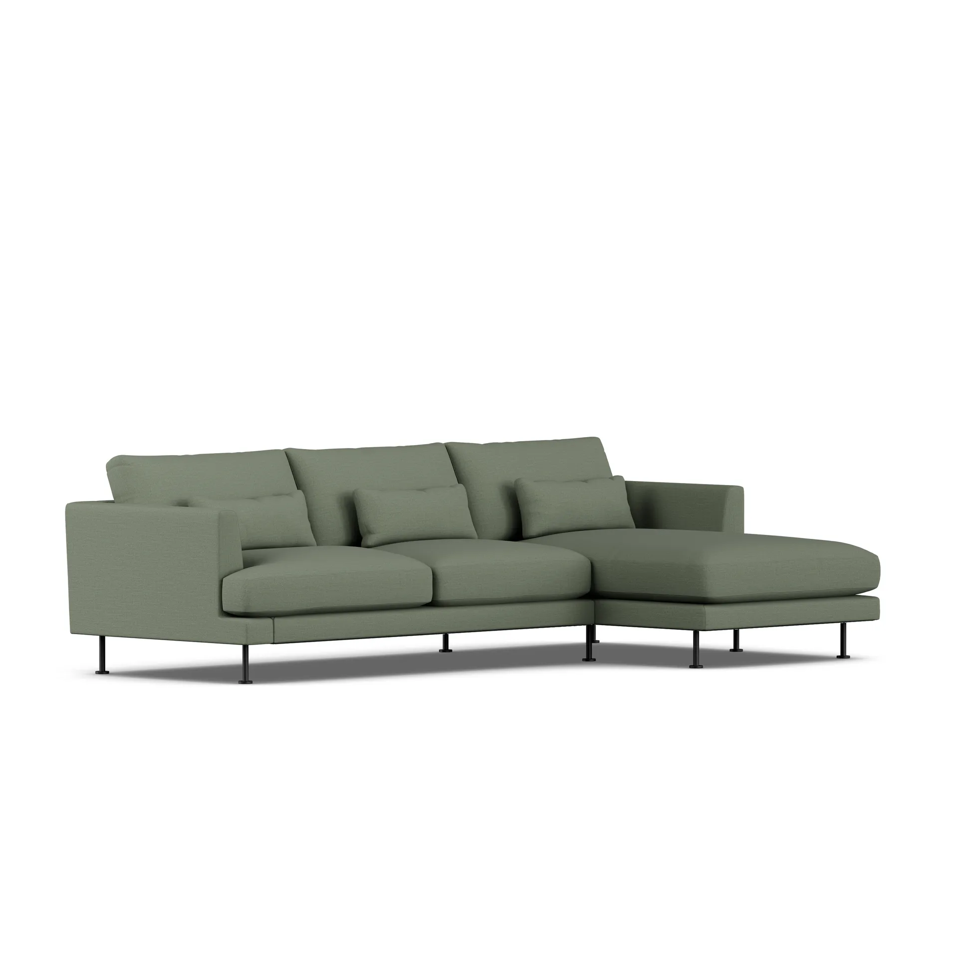 Bredhult sofa, Same Forest 6677-black steel, 2,5-seater C1 1898