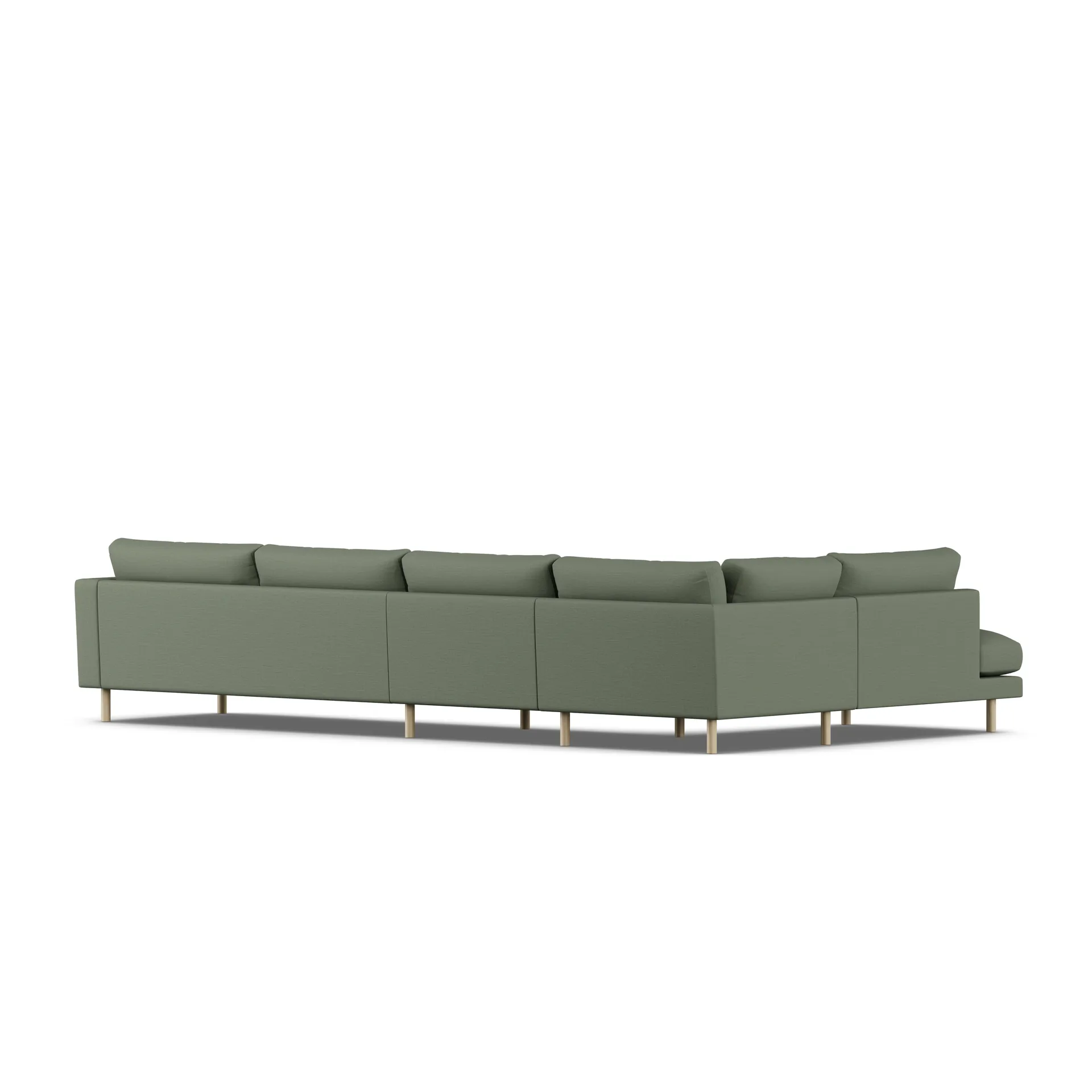 Bredhult sofa, Same Forest 6677-white-oiled oak, 4-seater B2 1898