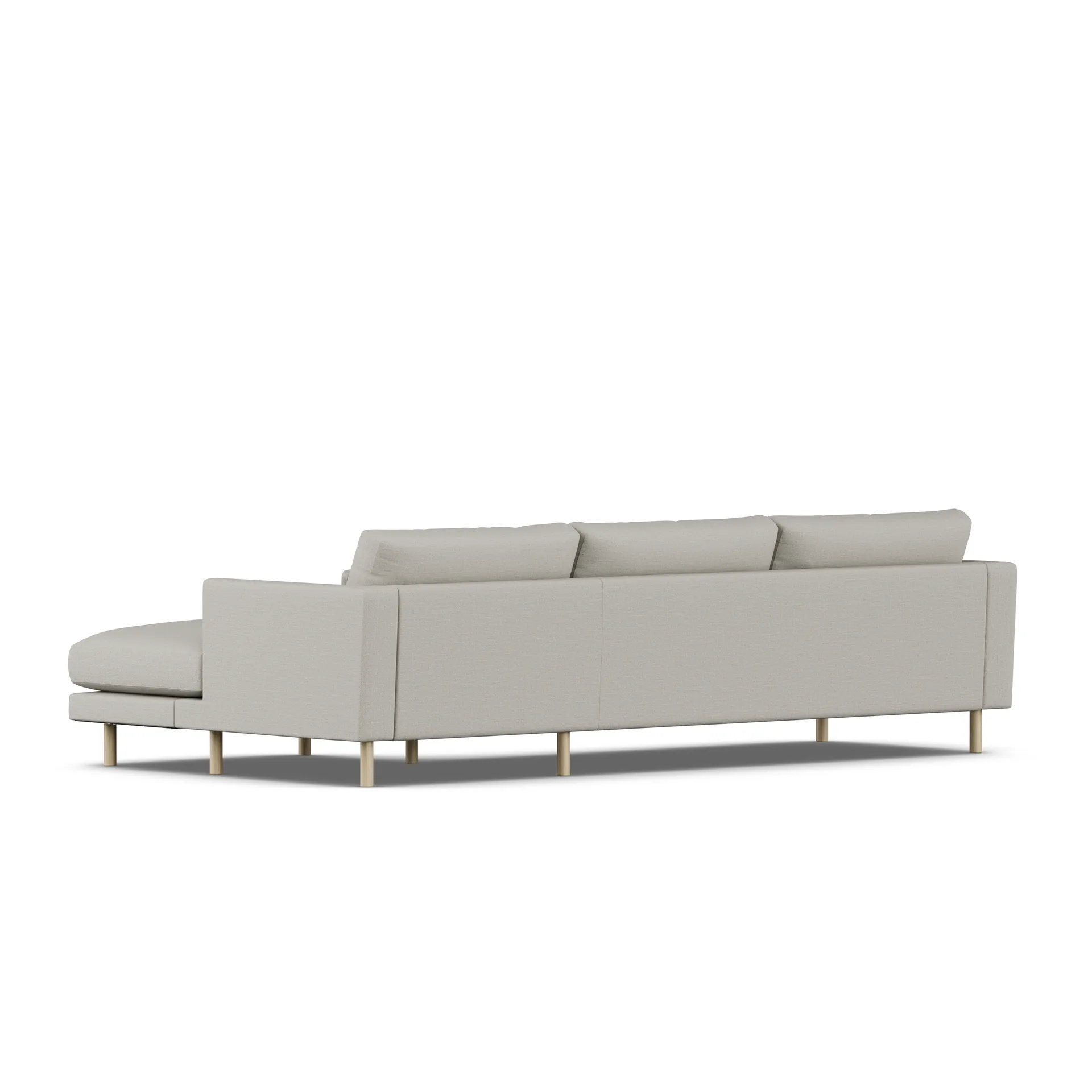 Bredhult sofa, Same Grey 6673-white-oiled oak, 2,5-seater C1 1898