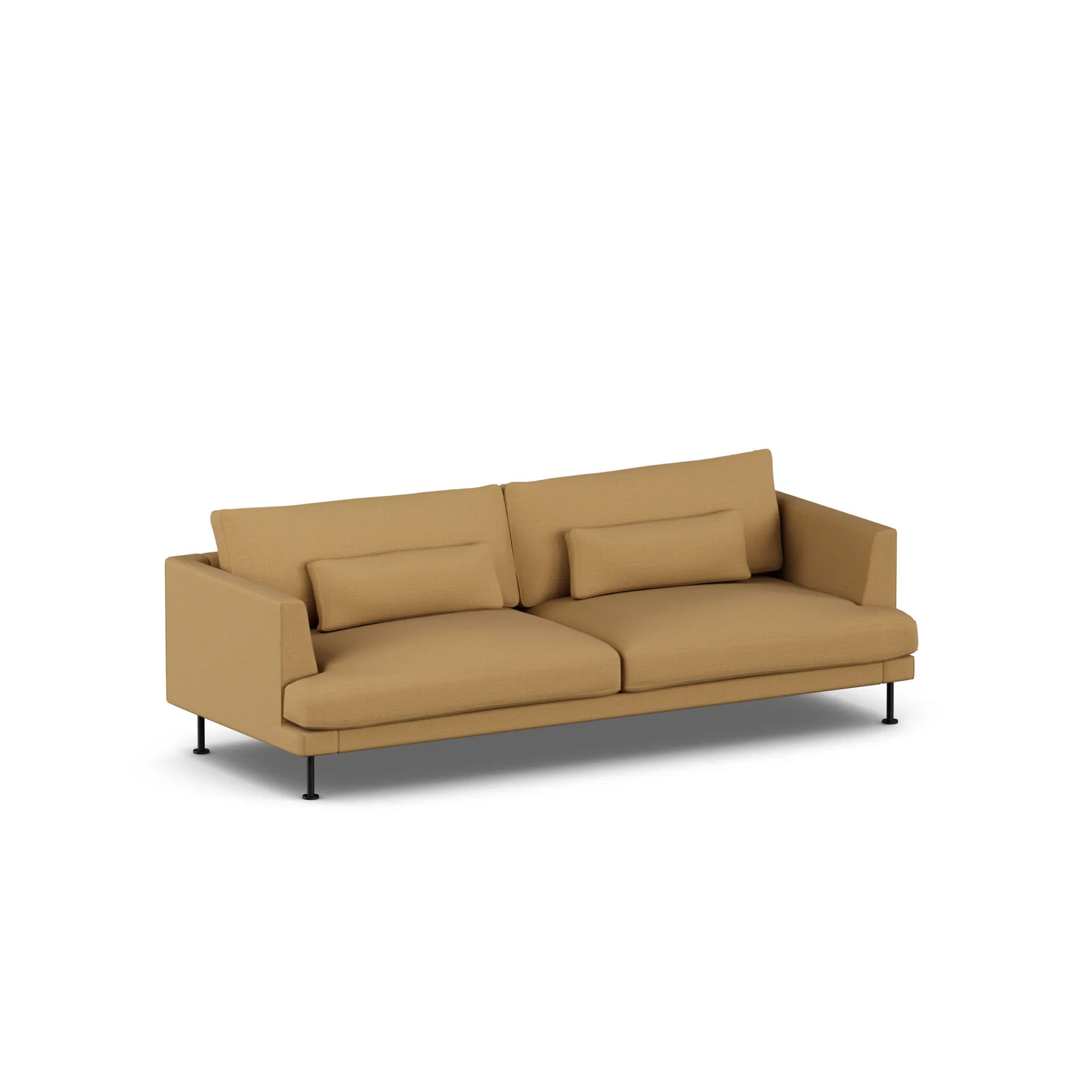 Bredhult sofa, Same Ochre 6676-black steel, 3-seater 1898