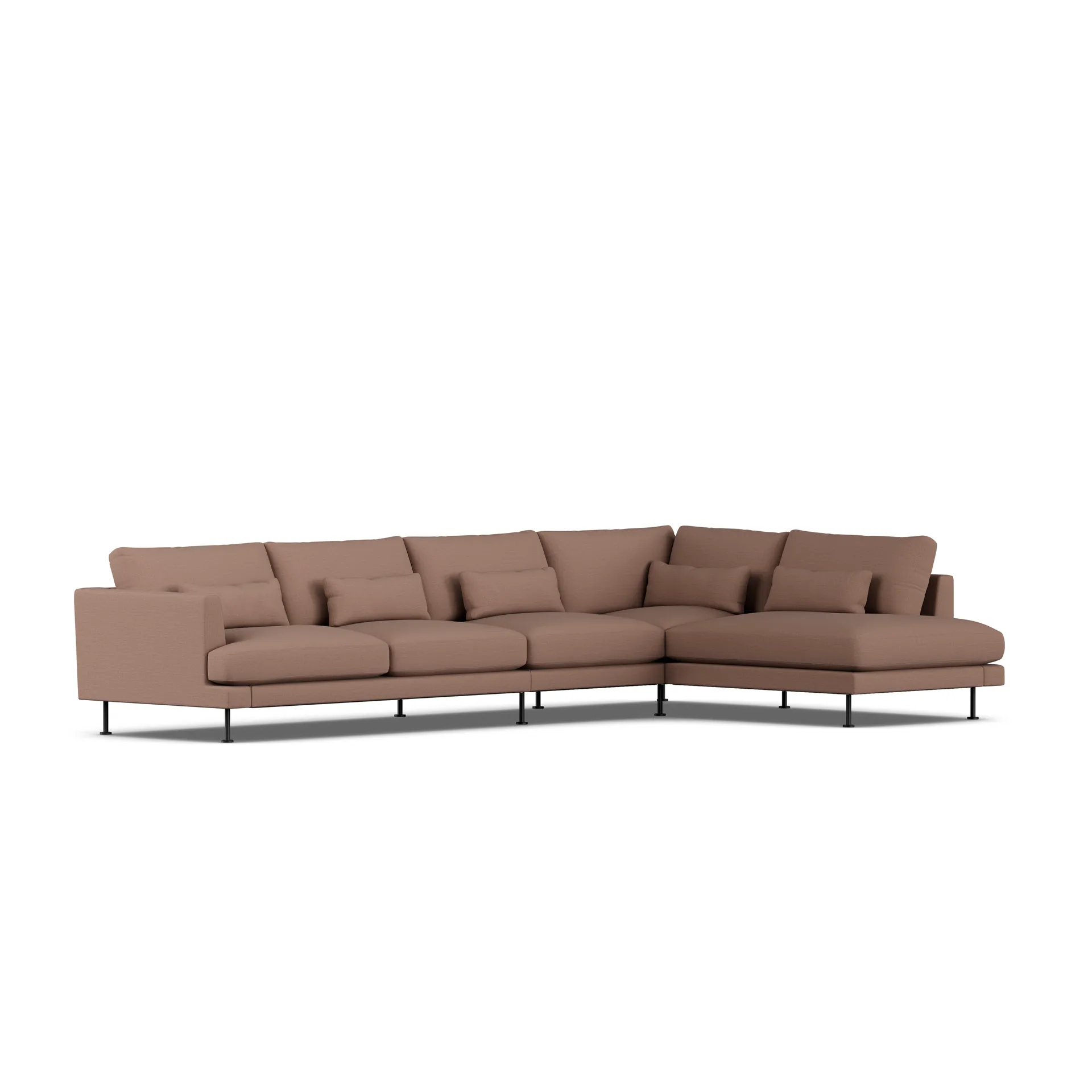 Bredhult sofa, Same Rust 6675-black steel, 4-seater B1 1898