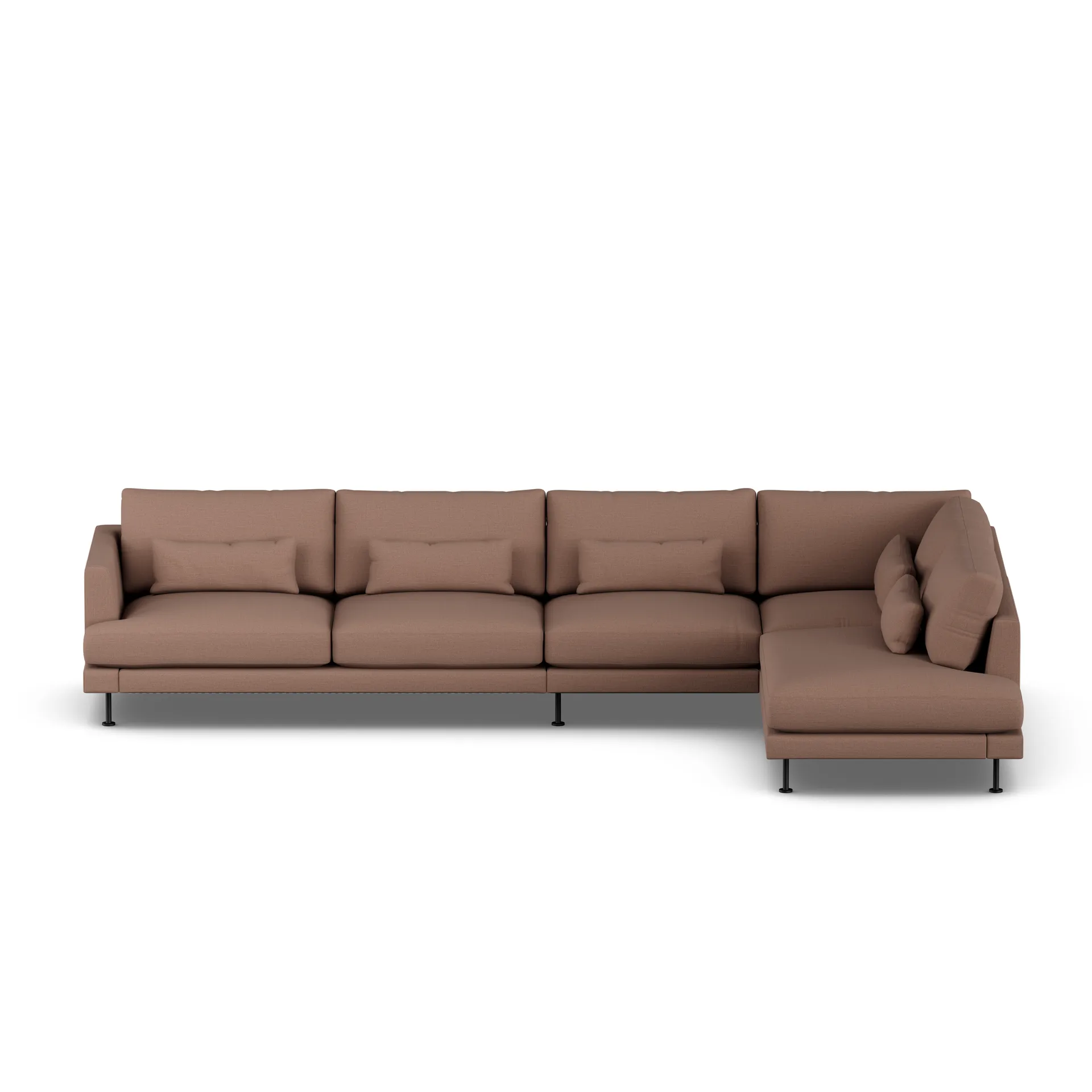 Bredhult sofa, Same Rust 6675-black steel, 4-seater B1 1898