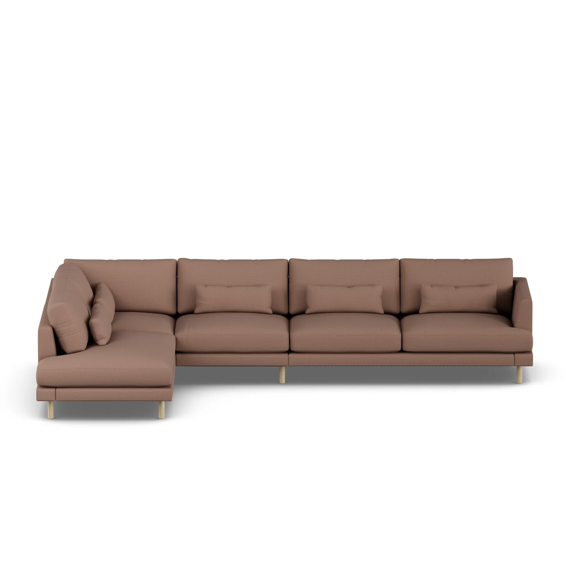 Bredhult sofa, Same Rust 6675-white-oiled oak, 4-seater B2 1898
