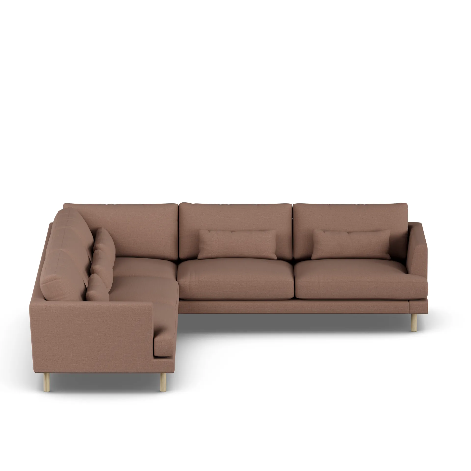 Bredhult sofa, Same Rust 6675-white-oiled oak, corner sofa F 1898