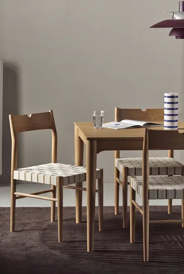 Ekeryd dining chair - Webbing-laquered oak - 1898
