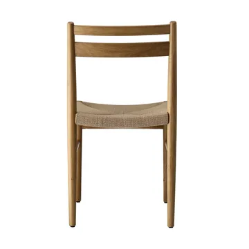 Fridhem dining chair, Lacquered oak-natural weave, 6-pack - 1898