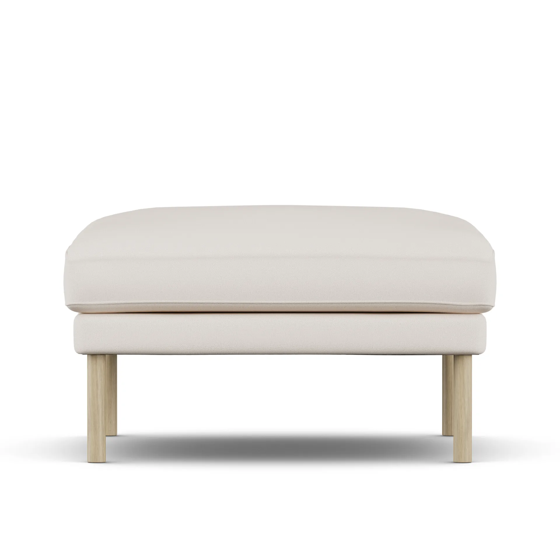 Linnevik footstool, Caleido Beige 9600-white-oiled oak 1898