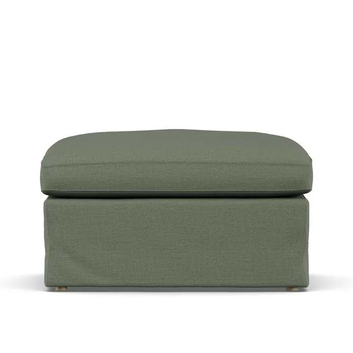 Linnevik footstool - Same Forest 6677-white-oiled oak, with skirt - 1898