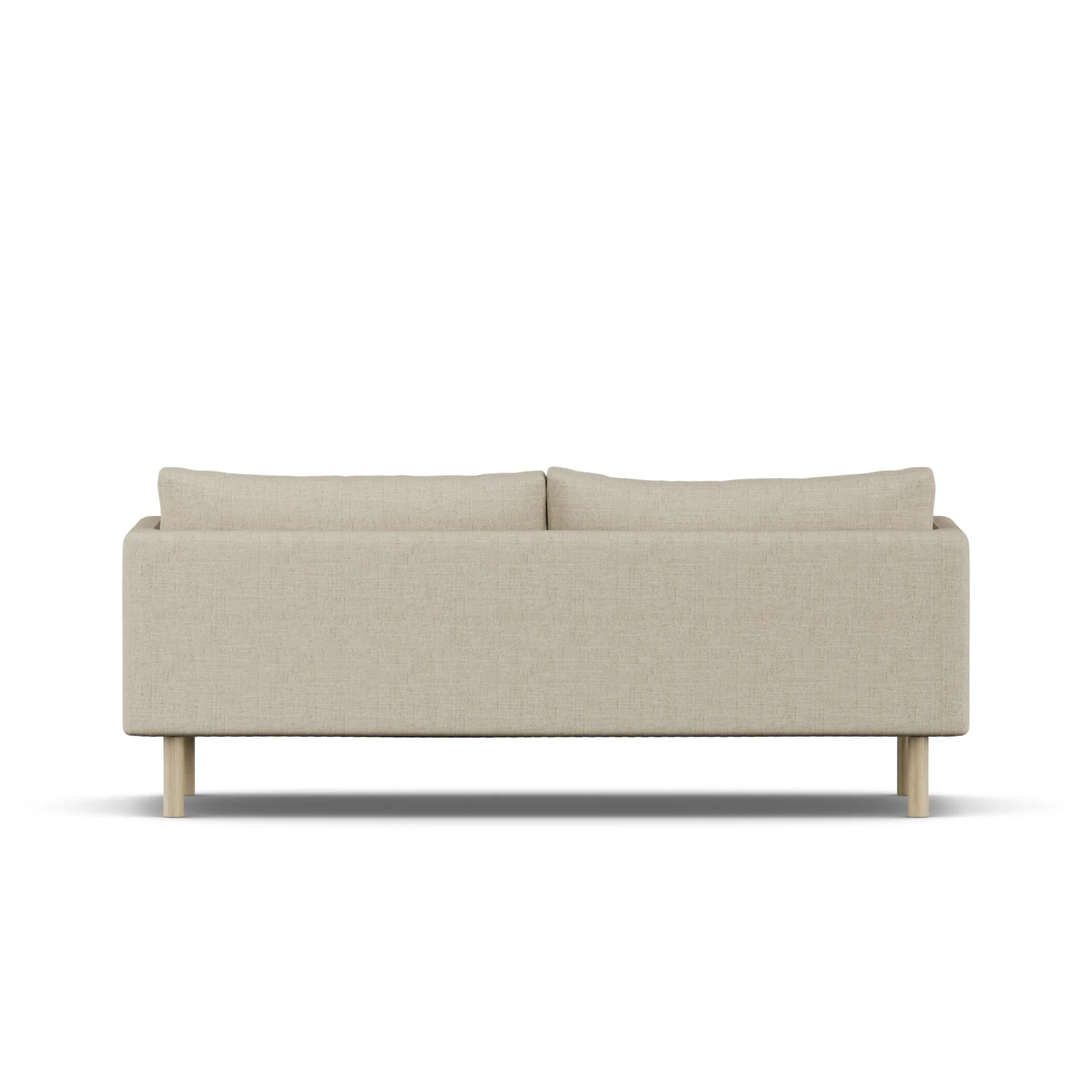 Linnevik sofa, Bern Beige 0341-white-oiled oak, 3-seater 1898