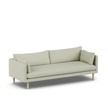 Linnevik sofa - Luiza Beige 3981-white-oiled oak, 4-seater - 1898