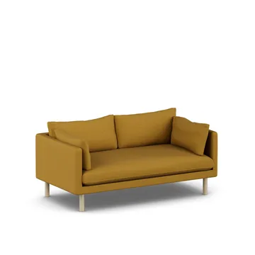 Linnevik sofa - Luiza Mustard 3972-white-oiled oak, 2-seater - 1898