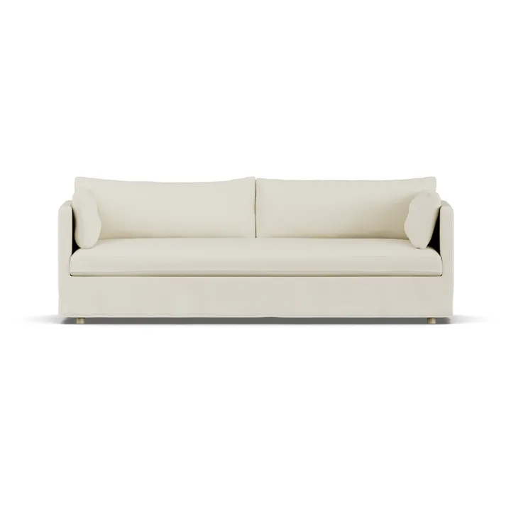 Linnevik sofa - Oslo Nature 1540-white-oiled oak, 4-seater, with skirt - 1898