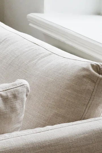 Linnevik sofa - Same Beige 6670-white-oiled oak, 3-seater, with skirt - 1898