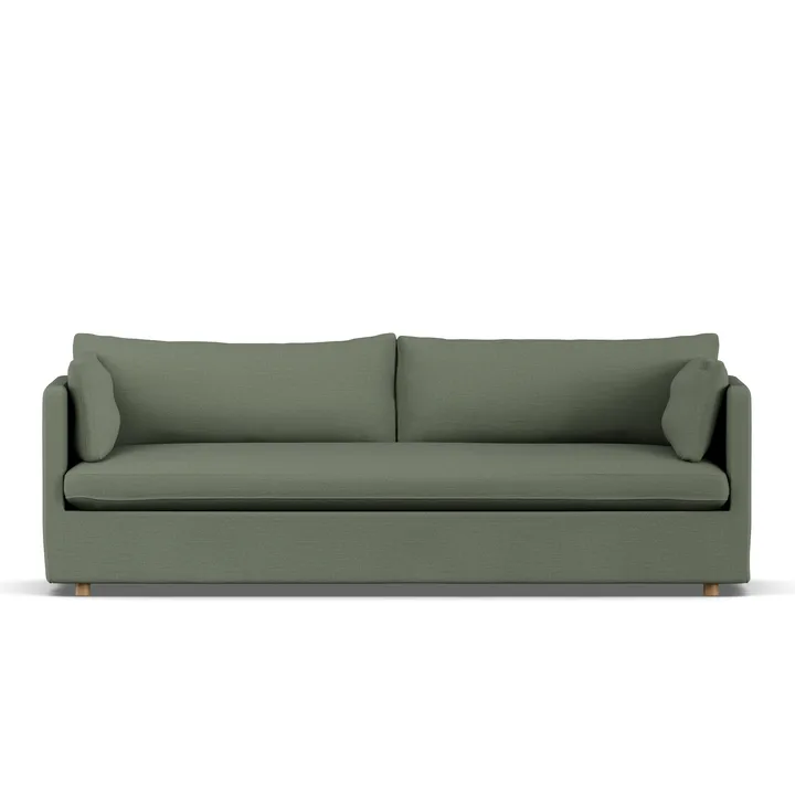Linnevik sofa - Same Forest 6677-white-oiled oak, 4-seater, with skirt - 1898