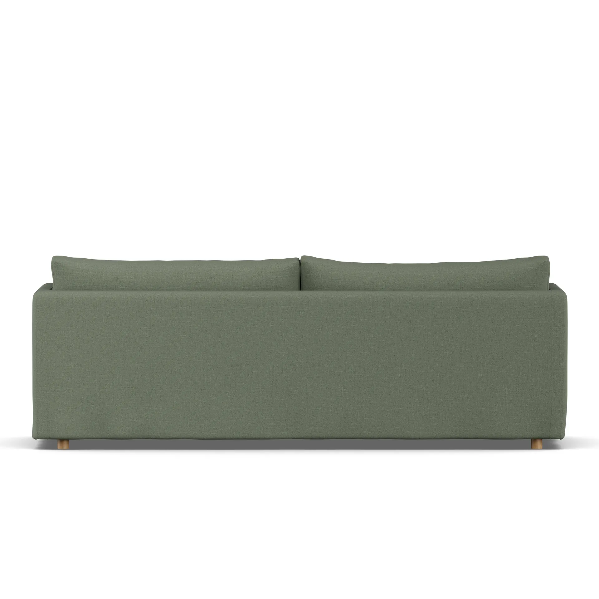 Linnevik sofa, Same Forest 6677-white-oiled oak, 4-seater, with skirt 1898