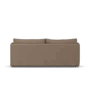 Linnevik sofa - Same Mole 6674-white-oiled oak, 3-seater, with skirt - 1898