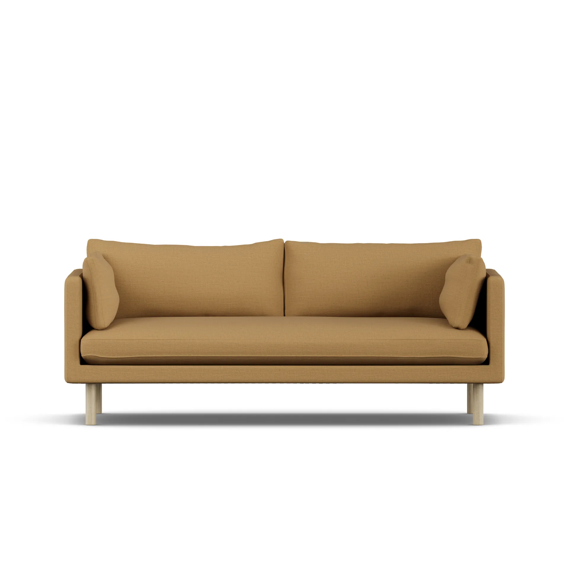 Linnevik sofa, Same Ochre 6676-white-oiled oak, 3-seater 1898
