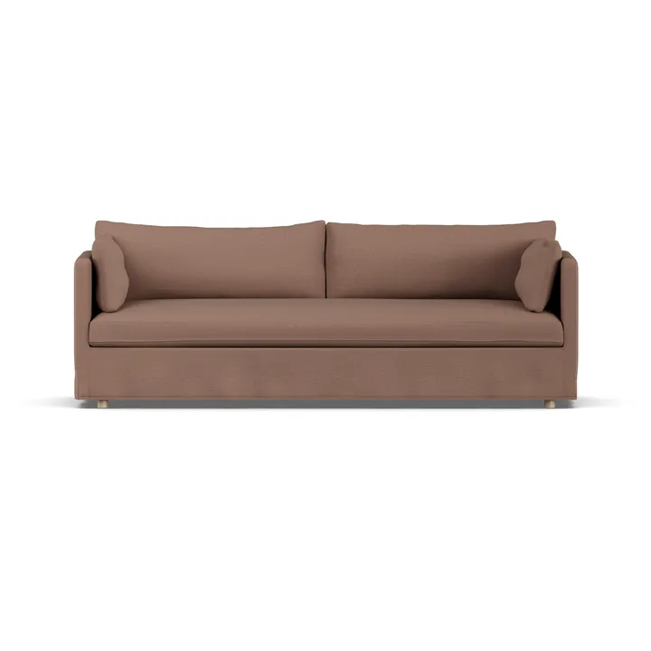 Linnevik sofa - Same Rust 6675-white-oiled oak, 4-seater, with skirt - 1898