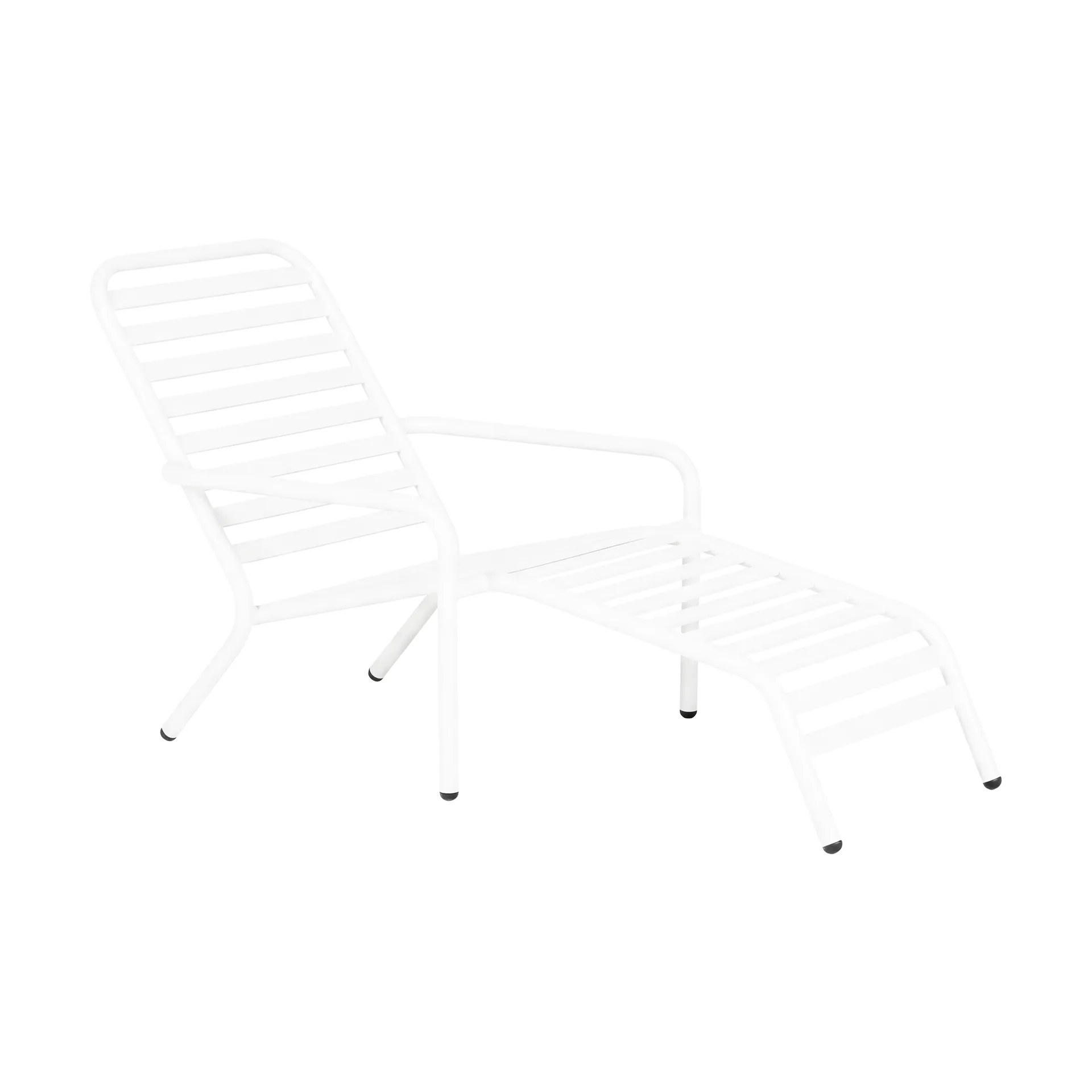 Messina sun lounger, Crystal white 1898
