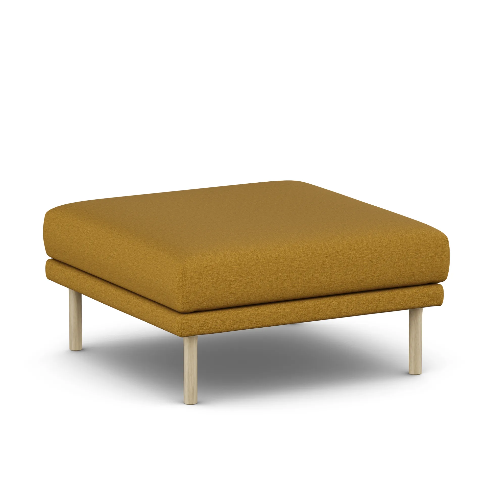 Sjövik footstool, Luiza Mustard 3972-white-oiled oak 1898