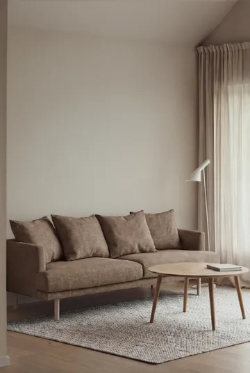 Sjövik sofa - Same Mole 6674-white-oiled oak, 3-seater - 1898