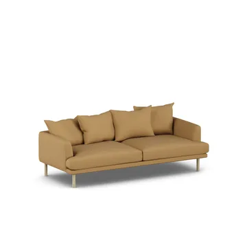Sjövik sofa - Same Ochre 6676-white-oiled oak, 3-seater - 1898