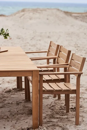 Sköndal dining set with 6 chairs teak - 1898