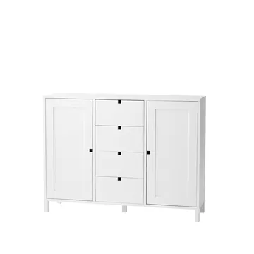 Square bench - White - 1898