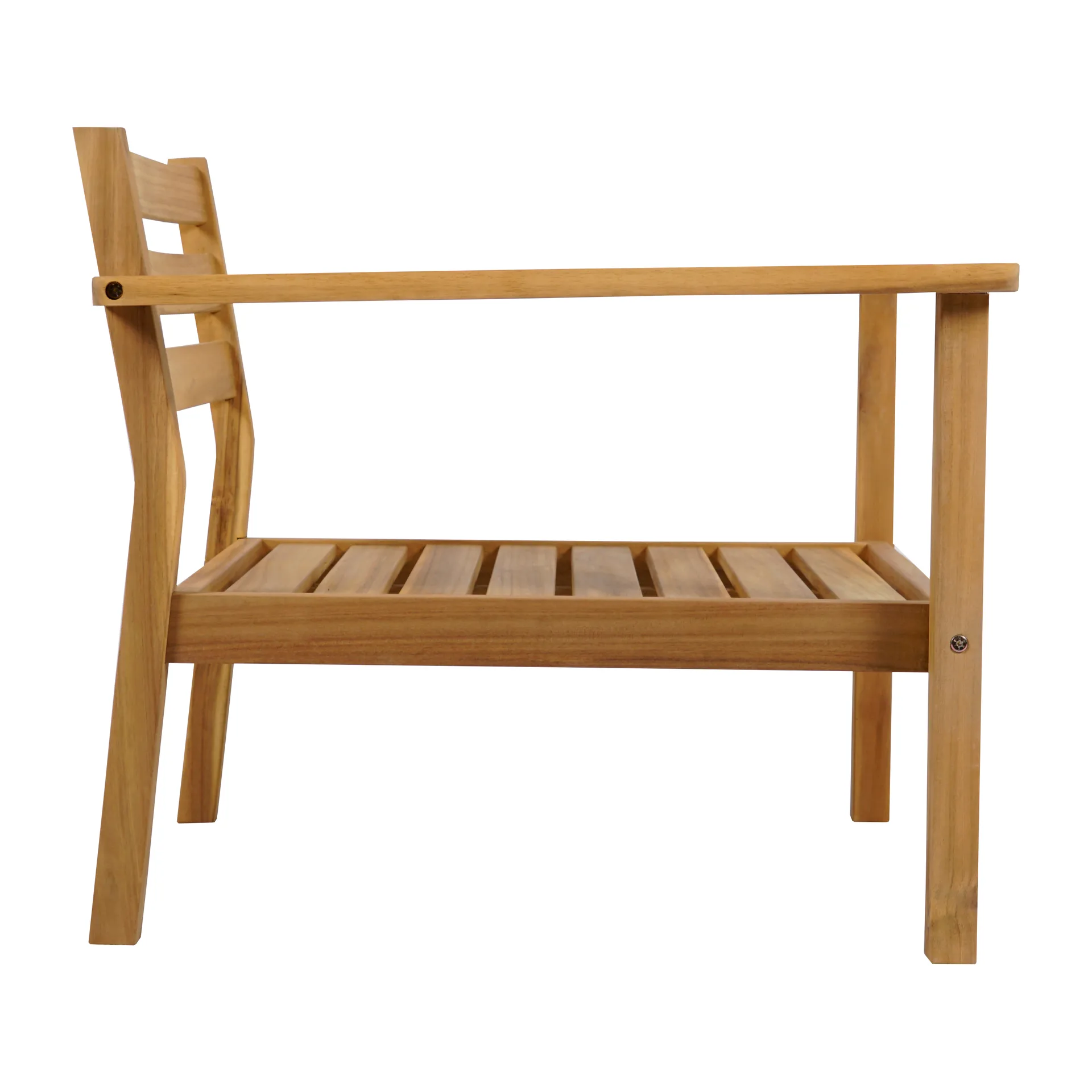 Stockaryd lounge armchair teak/dark grey,  1898