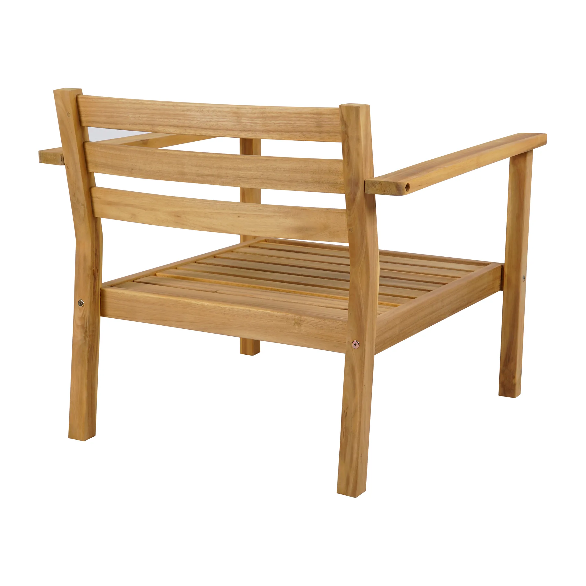 Stockaryd lounge armchair teak/dark grey,  1898