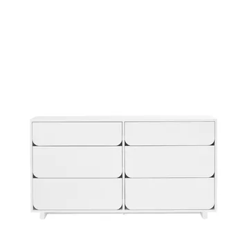 Vidja Dubbel chest of draws - White lacq. 6 box - 1898
