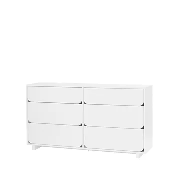 Vidja Dubbel chest of draws - White lacq. 6 box - 1898