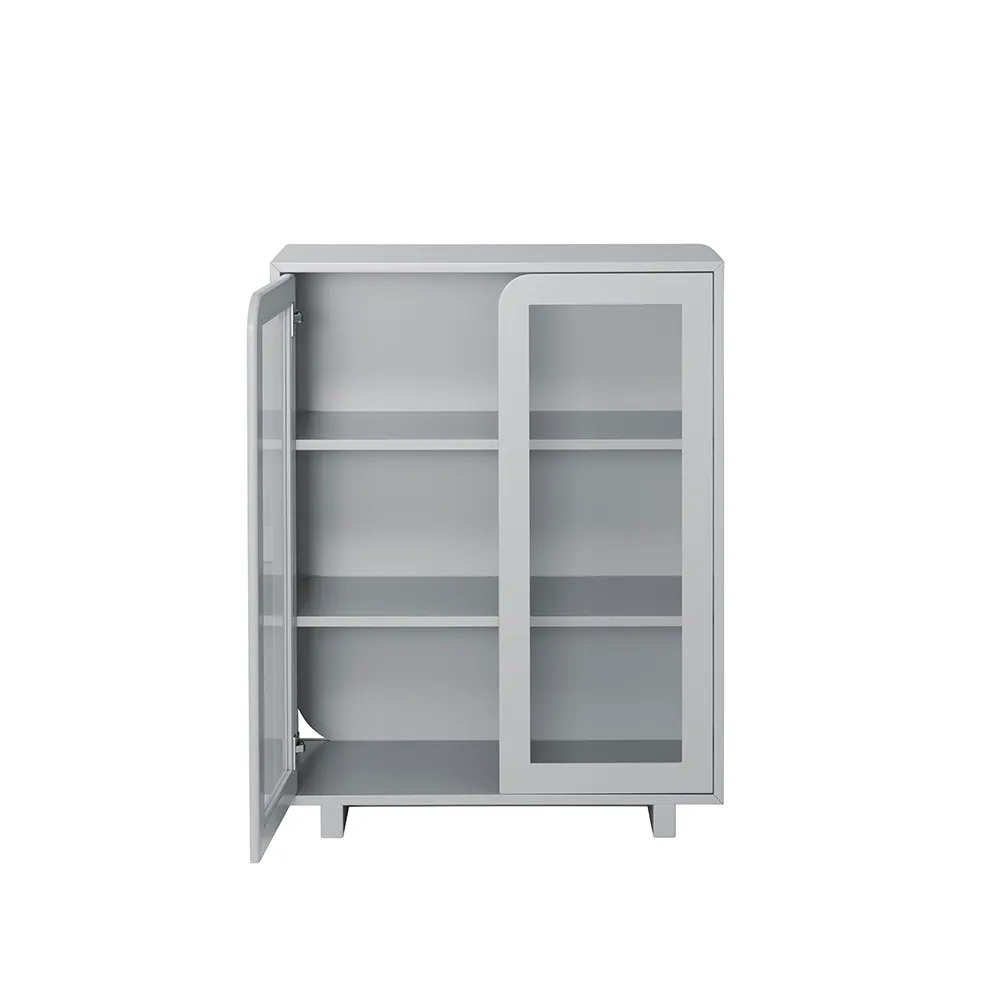 Vidja low display cabinet, Grey 1898