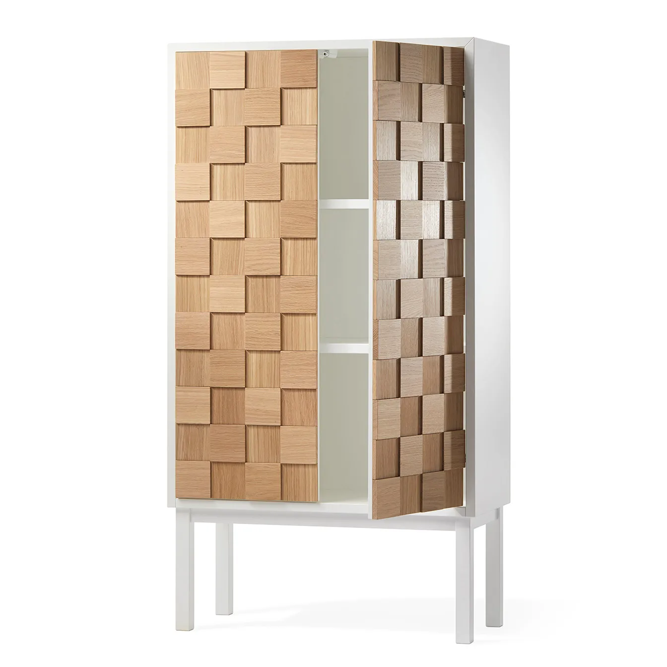 Collect 2016 cabinet, White oiled oak-white A2