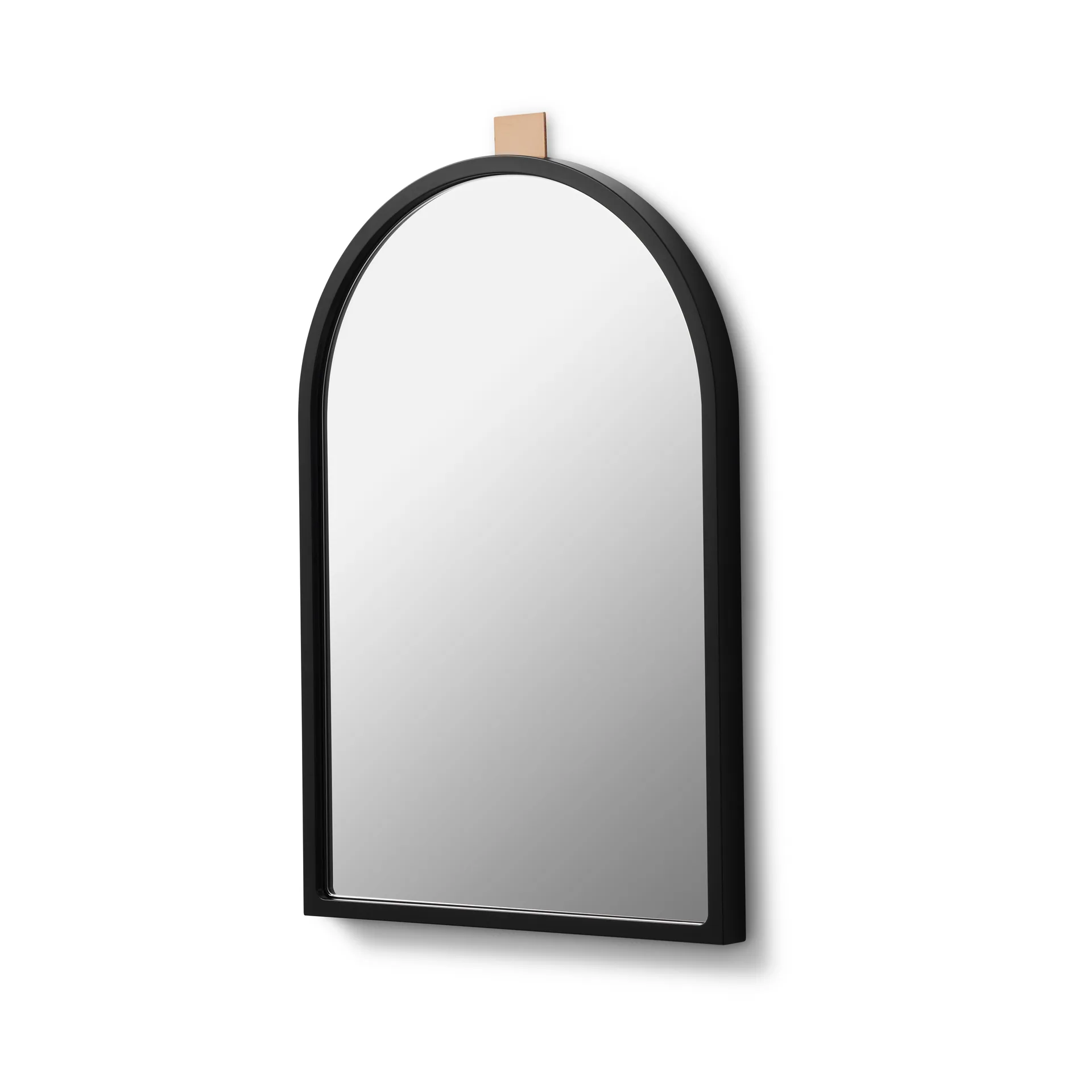 Echo wall mirror, Black, 43x63 cm A2
