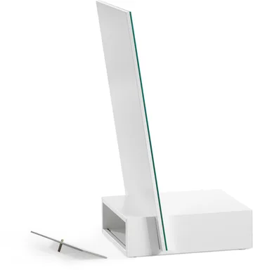 Me table mirror with storage - White, 34x57x30 cm - A2