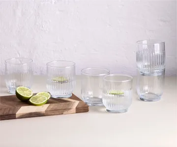 Aida drinking glass 33 cl 6 pieces - Clear - Aida